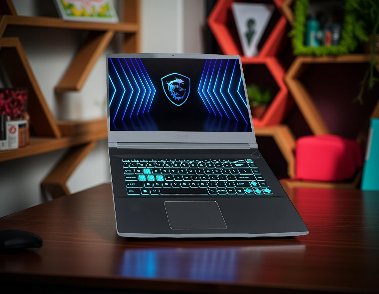 LAPTOP MSI THIN 15 B12UCX i5 12450H RTX 2050 4GB 15.6INCH FHD 144Hz LED XANH GAMING VỎ NHÔM GIÁ RẺ2