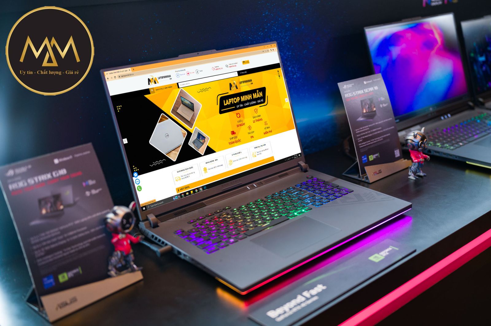 Asus Rog Strix G18 G814 I9 13980HX/ RAM 16GB SSD 1TB/ TRÀN VIỀN 18INCH/ RTX 4080 12GB/ GAMING ĐỒ HỌA/ GIÁ RẺ