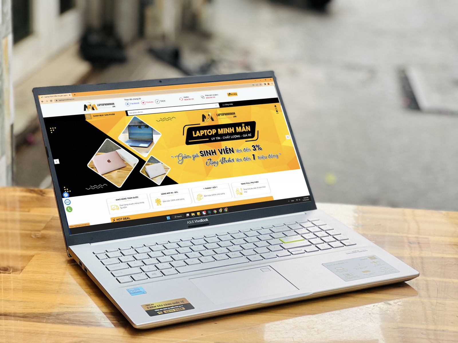 Asus Vivobook A515EA OLED i5 1135G7/ SSD512G/ 15.6inch Oled/ Viền Mỏng/ Full Phím Số/ Giá rẻ