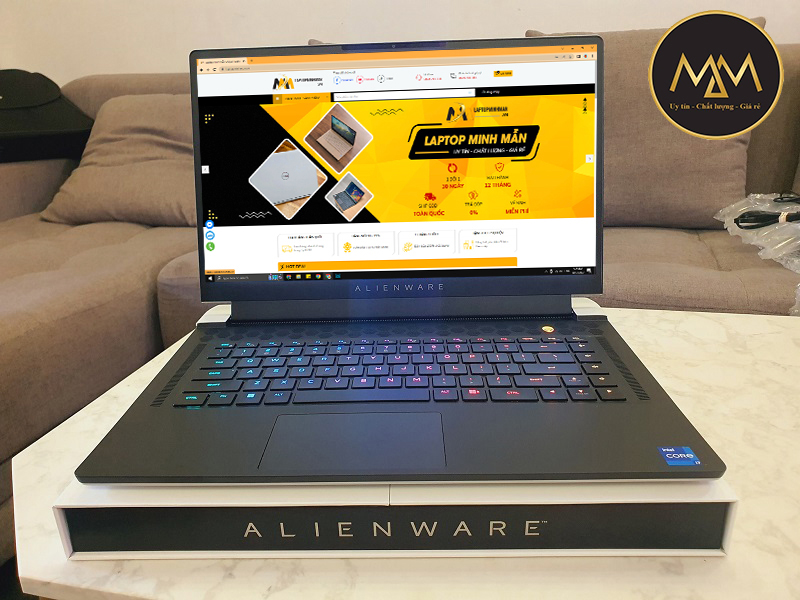 Dell Alienware X15 R2 I7 12700H RAM 16GB SSD 512GB RTX 3070Ti 8GB Viền Mỏng 15inch QHD 240Hz Gaming Cao Cấp Giá Rẻ