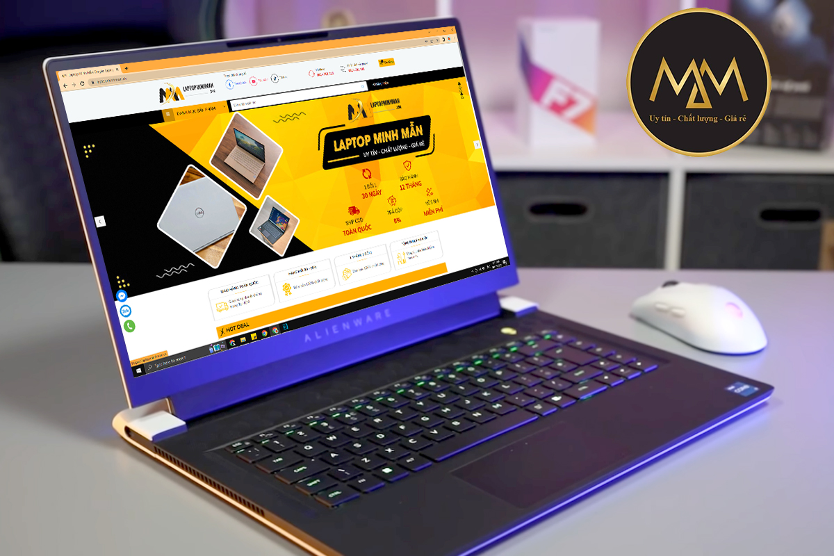 Dell Alienware X15 R2 I7 12700H RAM 16GB SSD 512GB RTX 3070Ti 8GB Viền Mỏng 15inch QHD 240Hz Gaming Cao Cấp Giá Rẻ