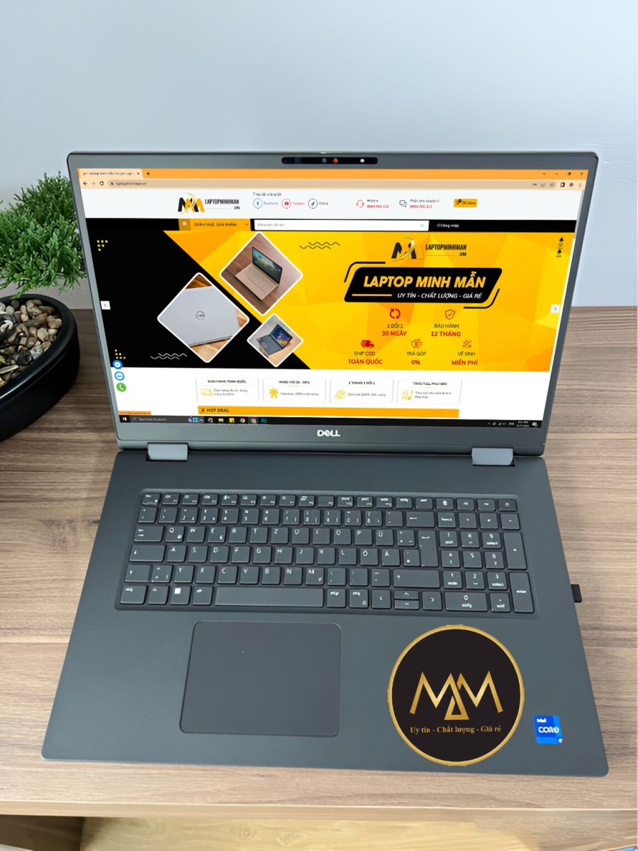 DELL PRECISION 7770 I7 12850HX/ 32GB/ SSD 512GB/ RTX A3000 12GB/ FULL HD 17 INCH/ LAPTOP CHUYÊN ĐỒ HỌA 3D GIÁ RẺ