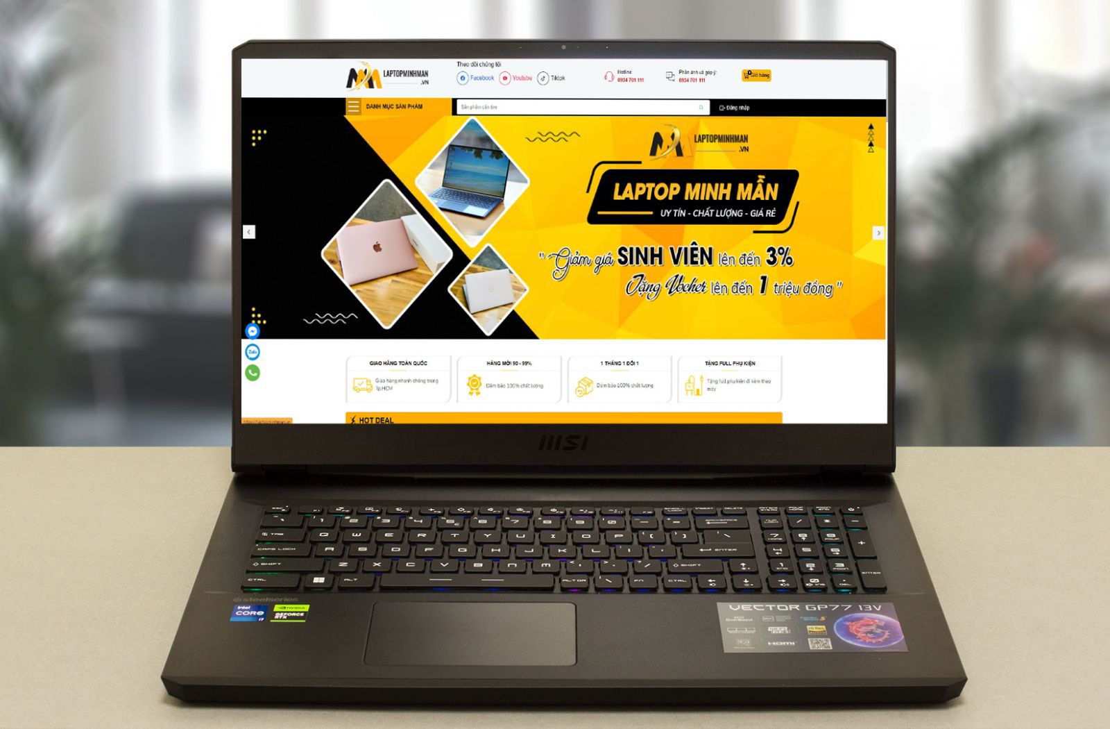 MSI VECTOR GP77 13V i9 13900H GIÁ RẺ