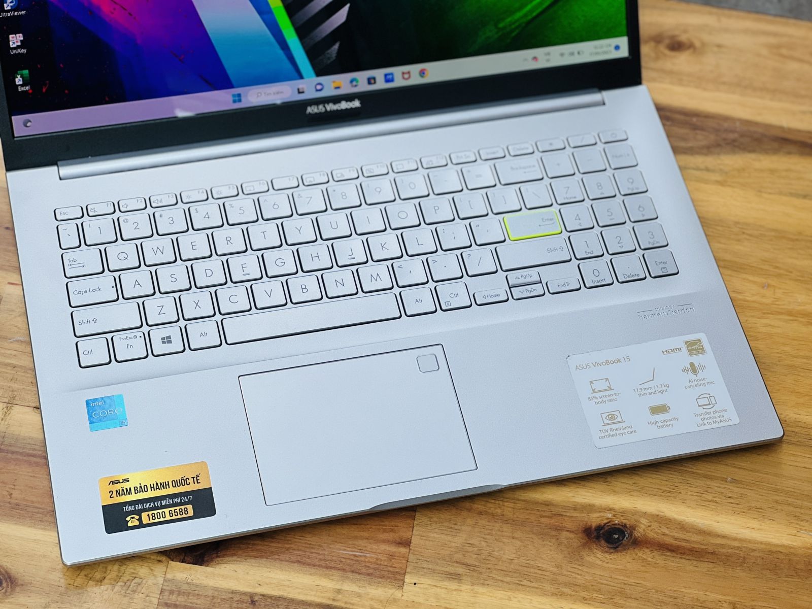 Asus Vivobook A515EA OLED i5 1135G7/ SSD512G/ 15.6inch Oled/ Viền Mỏng/ Full Phím Số/ Giá rẻ