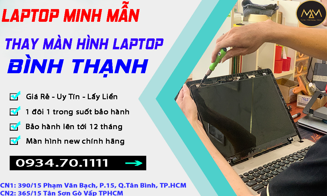 Thay Màn Hình Laptop Bình Thạnh Giá Rẻ