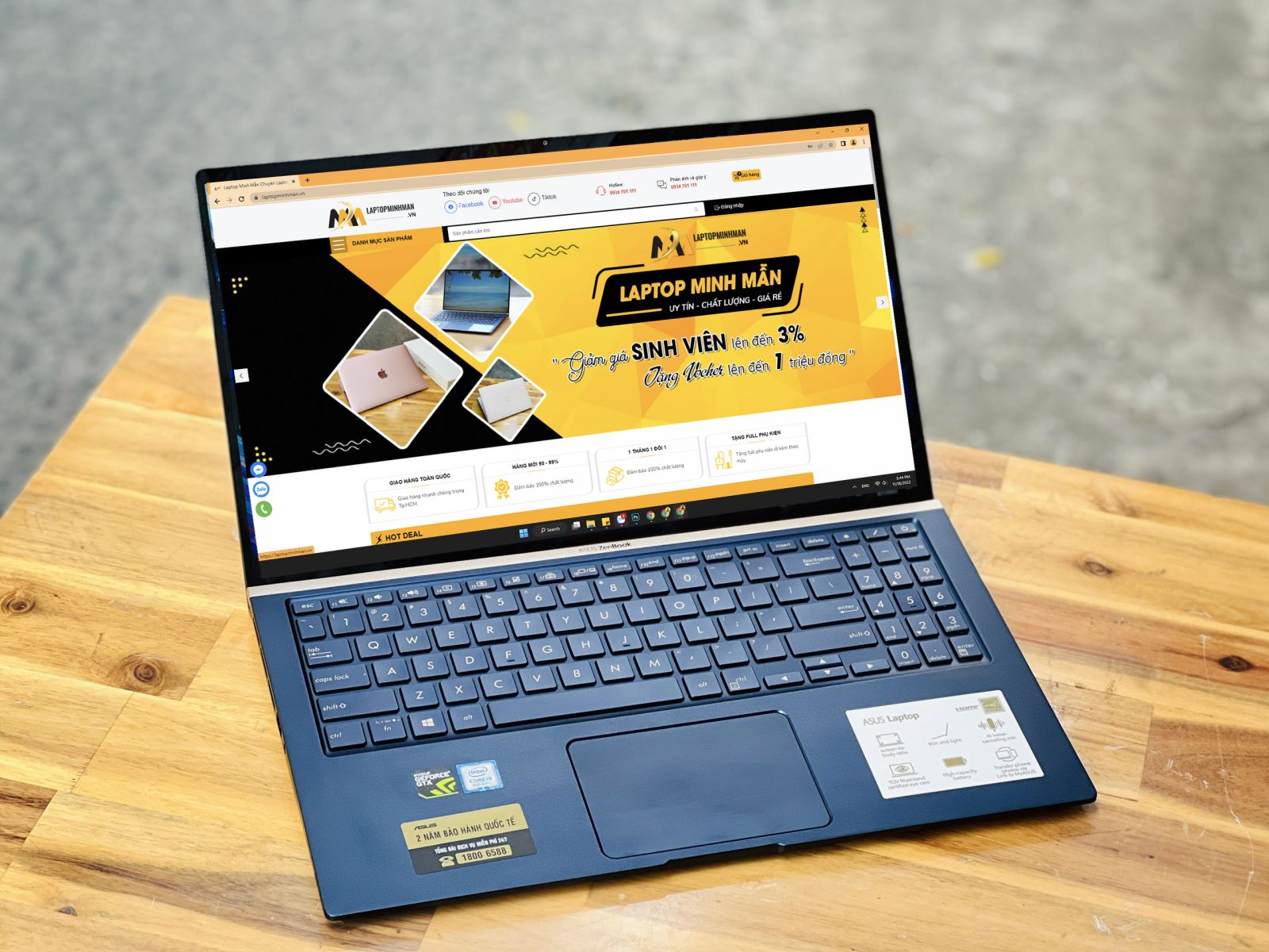 Asus Zenbook UX533FD I5 8265U/ RAM 8GB SSD 256GB/ GTX 1050/ FULL HD/ TRÀN VIỀN VÀNG GOLD/ GIÁ RẺ