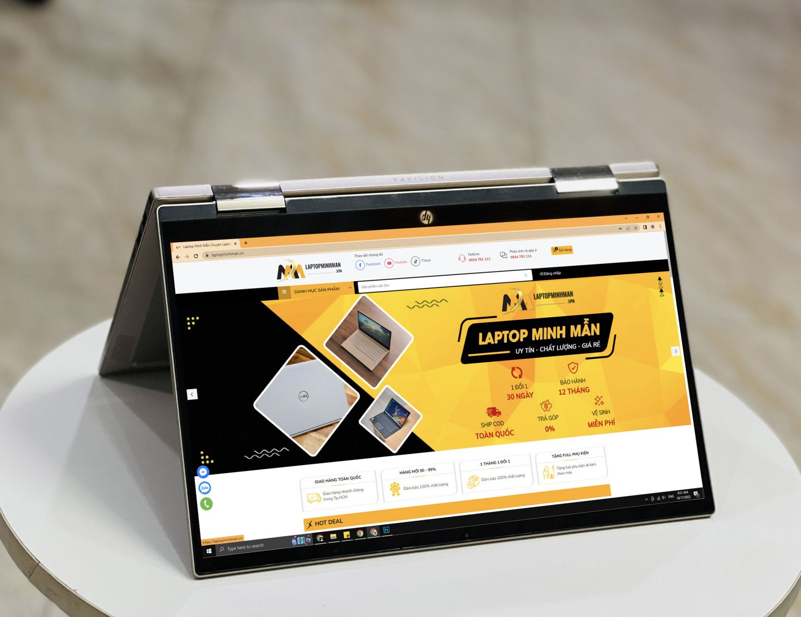 Laptop HP Pavilion X360 2021 14-dy0033dx I5 1135G7 giá rẻ