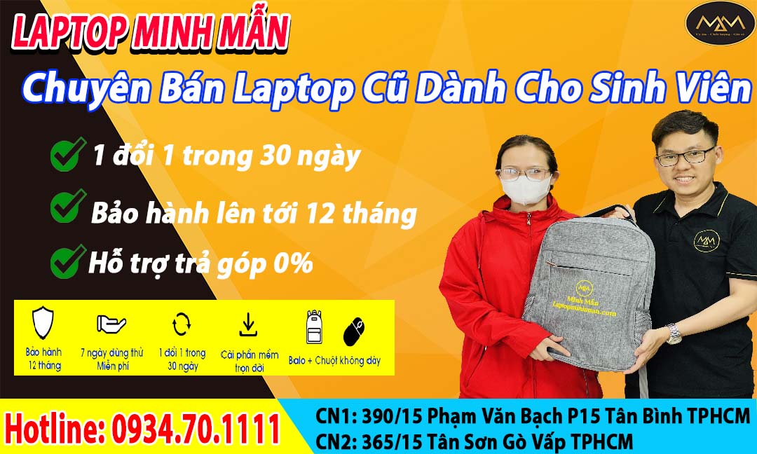 MUA LAPTOP CŨ DÀNH CHO SINH VIÊN