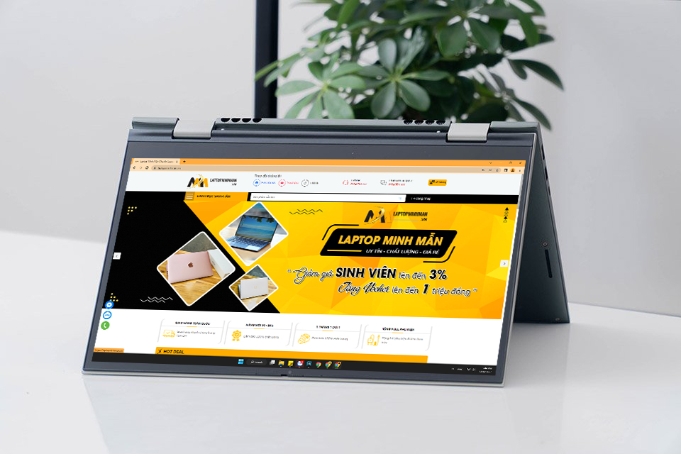 DELL INSPIRON 74151 RYZEN 7 5700U/ RAM 16GB/ SSD 512GB/ X360/ CẢM ỨNG 2IN1/ LAPTOP DOANH NHÂN GIÁ RẺ/ ĐỈNH CAO THIẾT KẾ 16TR9