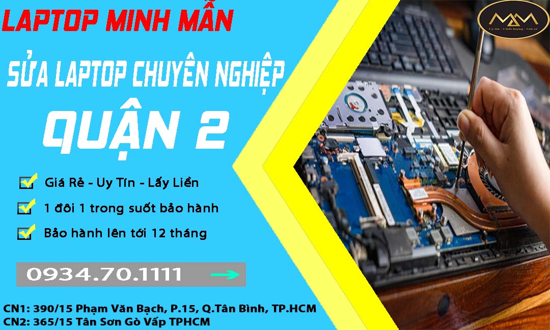 Sửa Laptop Chuyên Nghiệp Quận 2