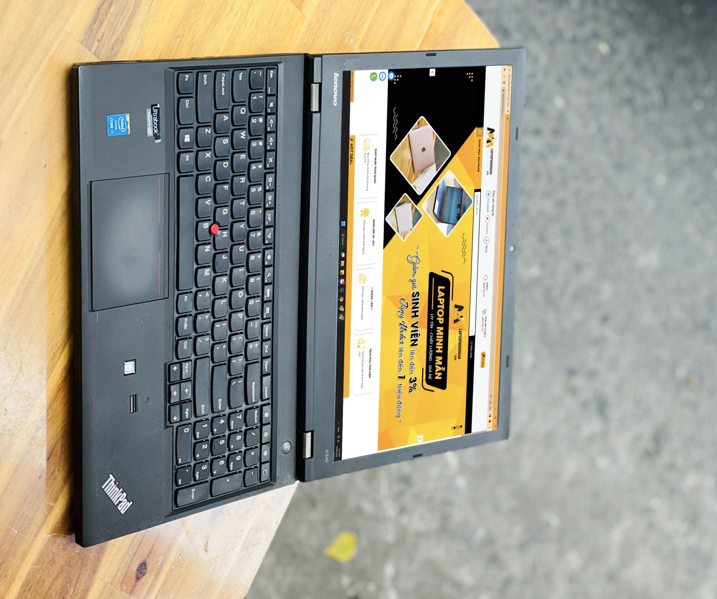 LAPTOP CŨ GIÁ RẺ/ LENOVO THINKPAD W540 I7 4800MQ/ QUADRO K2100M/ CHUYÊN ĐỒ HỌA 3D