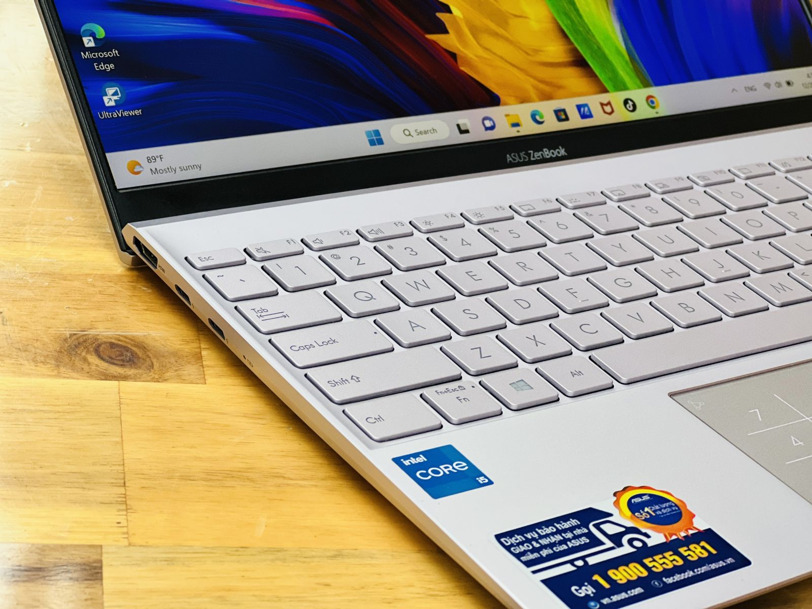 Asus Zenbook UX425EA i5 1135G7 Gen 11/ Ram8G/ SSD512/ Full HD/ Tràn Viền/ Siêu Mỏng/ Vỏ Nhôm/ Giá rẻ