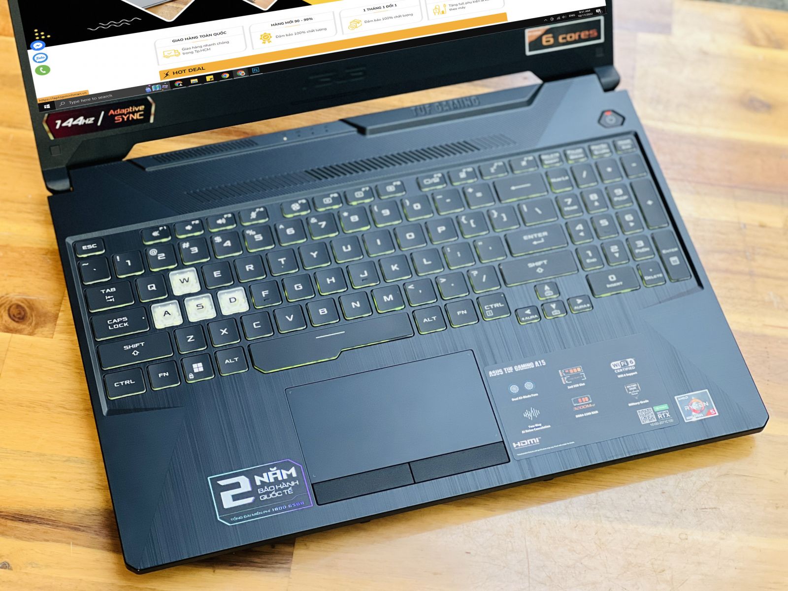 ASUS GAMING TUF FA506ICB R5 4600H 2022