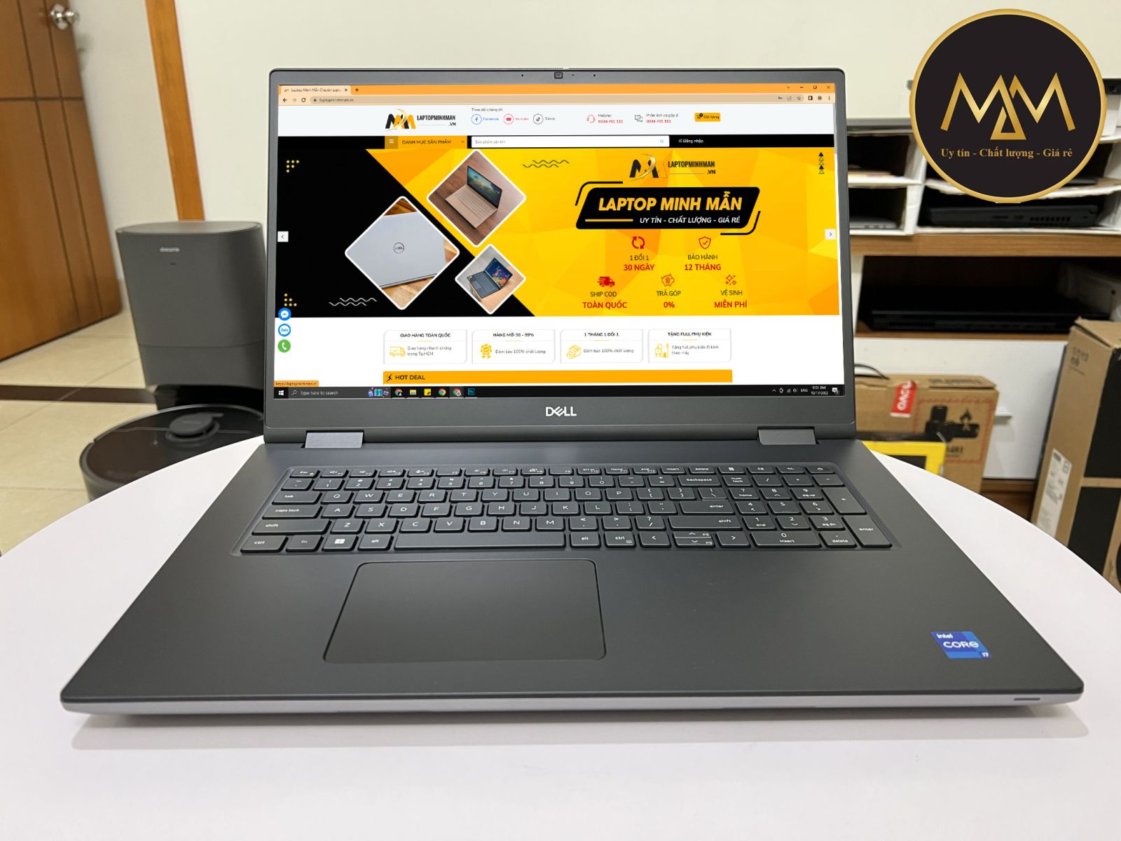 DELL PRECISION 7770 I7 12850HX/ 32GB/ SSD 512GB/ RTX A3000 12GB/ FULL HD 17 INCH/ LAPTOP CHUYÊN ĐỒ HỌA 3D GIÁ RẺ