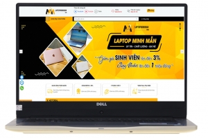 Laptop Dell N7460, Core i5 7200U 4G SSD128+500G Vga rời 940MX Full HD Đèn phím Màu Gold Viền Siêu mỏng